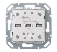 Module detactile Hager, KNX S.1/B.x, simple, encastré, avec coupleur de bus, gris, 1 pièce.