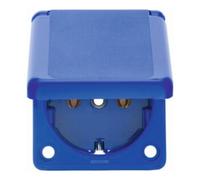 berker berker Prise encastrable SCHUKO bleue avec couvercle rabattable 7429635 Quantité:1