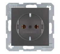 Berker 41431606 Prise de courant SCHUKO anthracite, mat Berker B.3/B.7