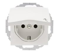 berker Berker Prise SCHUKO pws/gl avec couvercle rabattable 47448989 Quantité:1