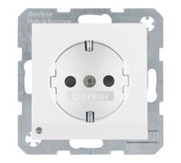 Berker 41098989 Prise avec lumière d'orientation LED S1 blanc polaire brillant