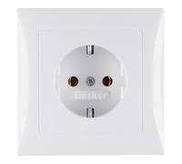 Berker Prise SCHUKO S.1 47428989 – plaque de recouvrement blanc brillant – Qté 1