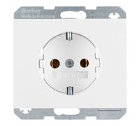 berker Berker Prise SCHUKO pws/gl sans couvercle rabattable 41157009 Quantité:1
