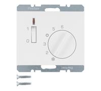 Thermostat Hager Berker avec contact NC et indicateur LED - 20307109