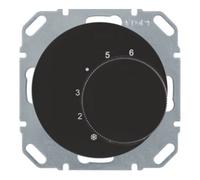 berker Berker Régulateur de température noir/gris inverseur/pièce centrale 20262045 Quantité:1