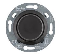 berker Berker Uni-Variateur rotatif Z.-st.(LED) 1930/Gl., noir 294411 Quantité:1