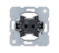 Berker Bouton-poussoir à bascule, Bouton + interrupteur, Argent