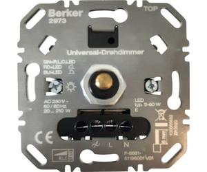 BERKER Dimmer bouton rotatif/poussoir 20-210W uni UP