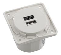 Hager Berker USB C 3A 230V Prise de charge Integro - 926202509