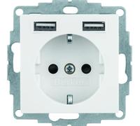 Berker Prise de courant SCHUKO/USB 48036089