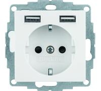 Berker Prise de courant SCHUKO/USB 48038989