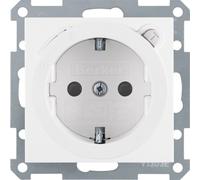 Berker Prise SCHUKO pws/gl avec disjoncteur FI. 47088989