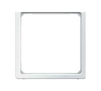 Berker Q1 Anneau adaptateur 11096079 blanc polaire velours, Bouton + interrupteur, Blanc