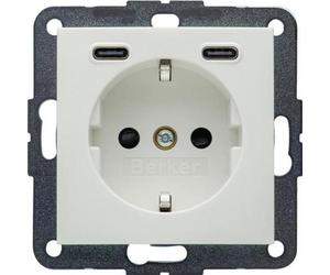 Berker S.1/B.X SSD M.2, connecteur USB-C, alimentation 20W (48151909)