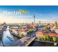Berlin - Zwischen Spree und Skyline - 2027 - Kalender DIN A2: Der Wandkalender mit den schönsten Motiven aus Berlin für das Jahr 2027 im extragroßen Format DIN A2 (ca. 60 x 42 cm)!