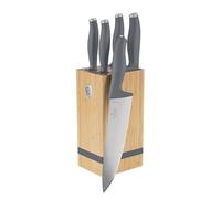 Berlinger Haus Aspen Collection BH-2969 Lot de 6 couteaux en bambou avec support