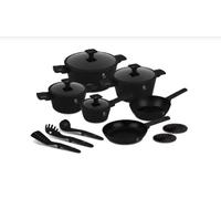 Berlinger Haus BH-8198 Collectio noir mat Set de vaisselle 15 pièces - noir mat
