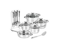 Berlinger Haus BL-4119 Blaumann Gourmet Line : batterie de cuisine en acier inoxydable - 17 pièces