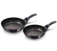 Berlinger Haus ensemble de poeles a frire avec revetement granit 22/26cm Carbon Pro BH6908