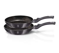 Berlinger Haus ensemble de poeles a frire avec revetement granit 22/26cm Carbon Pro BH6908