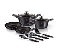 Berlinger Haus ensemble de pots avec revetement en granit 10 éléments Carbon Pro BH6917