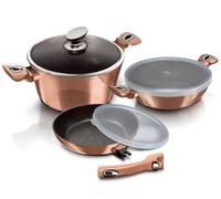 Berlinger Haus ensemble de pots en granit 6 pieces Metallic Line Rose Gold BH7051