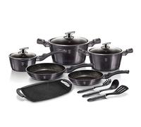 Berlinger Haus ensemble de pots en revetement granit 12 pcs. Carbon ProBH6911