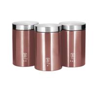 Berlinger Haus lot de 3 récipients de cuisine I-rose BH6270