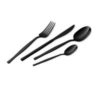 Berlinger Haus Jeu De Couverts 24 Pièces - Acier Inoxydable Et Revêtement Noir Pvd - Comprend Couteaux, Fourchettes, Cuillères Et Cuillères À Café - Design Élégant En Coffret Cadeau