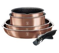 Berlinger Haus komplet garnków 9-el. click and cook metallic line rose goldBH6147