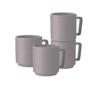 Berlinger Haus Lot de 4 tasses de 300 ml - Collection taupe - Qualité supérieure, élégante et pratique