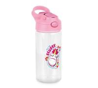 Berlinger Haus Minions Gourde 0,5 L rose - Bouteille d'eau sans BPA avec bouchon Flip-Top & dragonne pour l'école & le sport