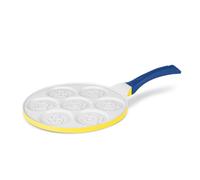 Berlinger Haus Minions Poêle à pancakes 7 formes emoji - Poêle à pancakes antiadhésive revêtement titane pour pancakes rigolos, jaun
