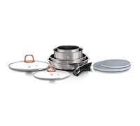 Berlinger Haus Moonlight Set de 9 casseroles à induction Poignées amovibles, Poêles à frire anti-adhésives Gris