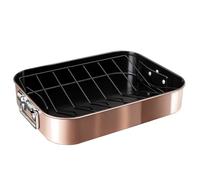 Berlinger Haus, Plat à Four avec rack, Collection Rose Gold, revêtement antiadhésif Titan, Conserve uniformément la chaleur, Idéal pour l'utilisation du four à table, Sécurité du four