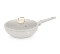 BERLINGER HAUS Poêle wok avec revêtement en titane et couvercle 30 cm Sahara Collection | Élégant et respectueux de l'environnement