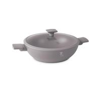 BERLINGER HAUS Poêle wok avec revêtement en titane et couvercle 30 cm Taupe Collection | Efficace et moderne