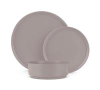 Berlinger Haus Service de table 18 pièces Taupe Collection | Qualité supérieure, élégante et facile d'entretien