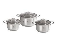 Berlinger Haus set de pots en acier 6 éléments Argent Bijoux BH6662