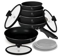 BERLINGERHAUS Batterie de cuisine revêtue de titane 12 pièces Collection Noir Mat BH-8248