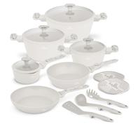 BERLINGERHAUS Ensemble de 15 ustensiles de cuisine revtus de titane Sahara Marble Collection BH-8401