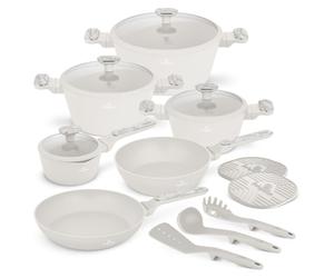 BERLINGERHAUS Ensemble de 15 ustensiles de cuisine revtus de titane Sahara Marble Collection BH-8401