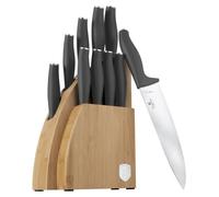 BERLINGERHAUS Ensemble de couteaux avec support BAMBUS 10 pices Anthracite Collection BH-2758