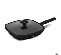 Berlinger Haus Black Collection BH-8184 Poêle grill avec couvercle 28 cm