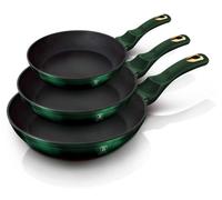 Berlingerhaus Poêles BH-6168 Titan Vert Foncé 3-Pack