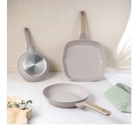 BERLINGERHAUS Set de casseroles avec surface en titane Taupe Nordic Collection BH-8342