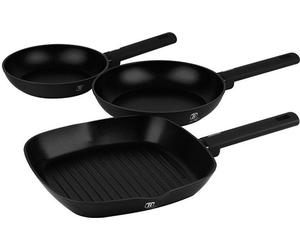 BERLINGERHAUS Set de poles avec surface en titane 3 pcs. Matte Black Collection BH-8196