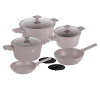 BERLINGERHAUS Set de vaisselle avec surface en titane 10 pcs. Collection Taupe BH-8110
