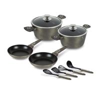 BERLINGERHAUS Set de vaisselle avec surface en titane 10 pcs Crystal Collection