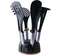 BERLINGERHAUS Ustensiles de cuisine sur pied Lot de 7 Moonlight Edition BH-6242